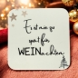 Preview: 12er-Set - Glas-Untersetzer "WEINachts-Edition"