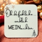 Preview: 12er-Set - Glas-Untersetzer "WEINachts-Edition"